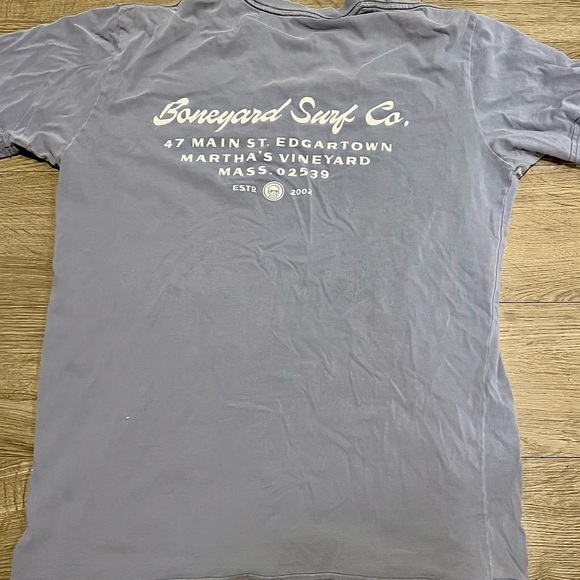 Boneyard Surf Co. Tee Martha’s Vineyard Edgartown Unisex medium Med M iconic - Picture 5 of 5